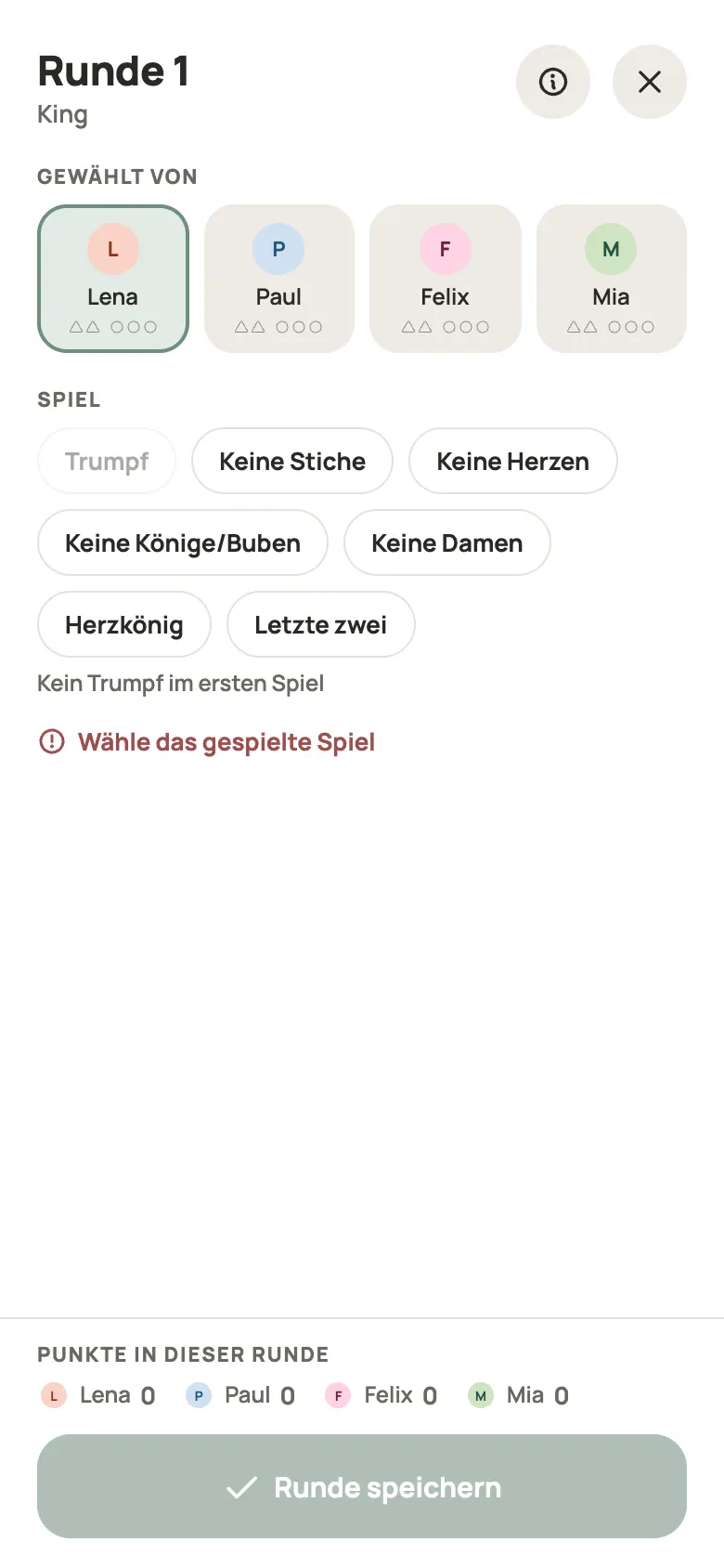 Eine Runde King in Yazboz Guru eintragen
