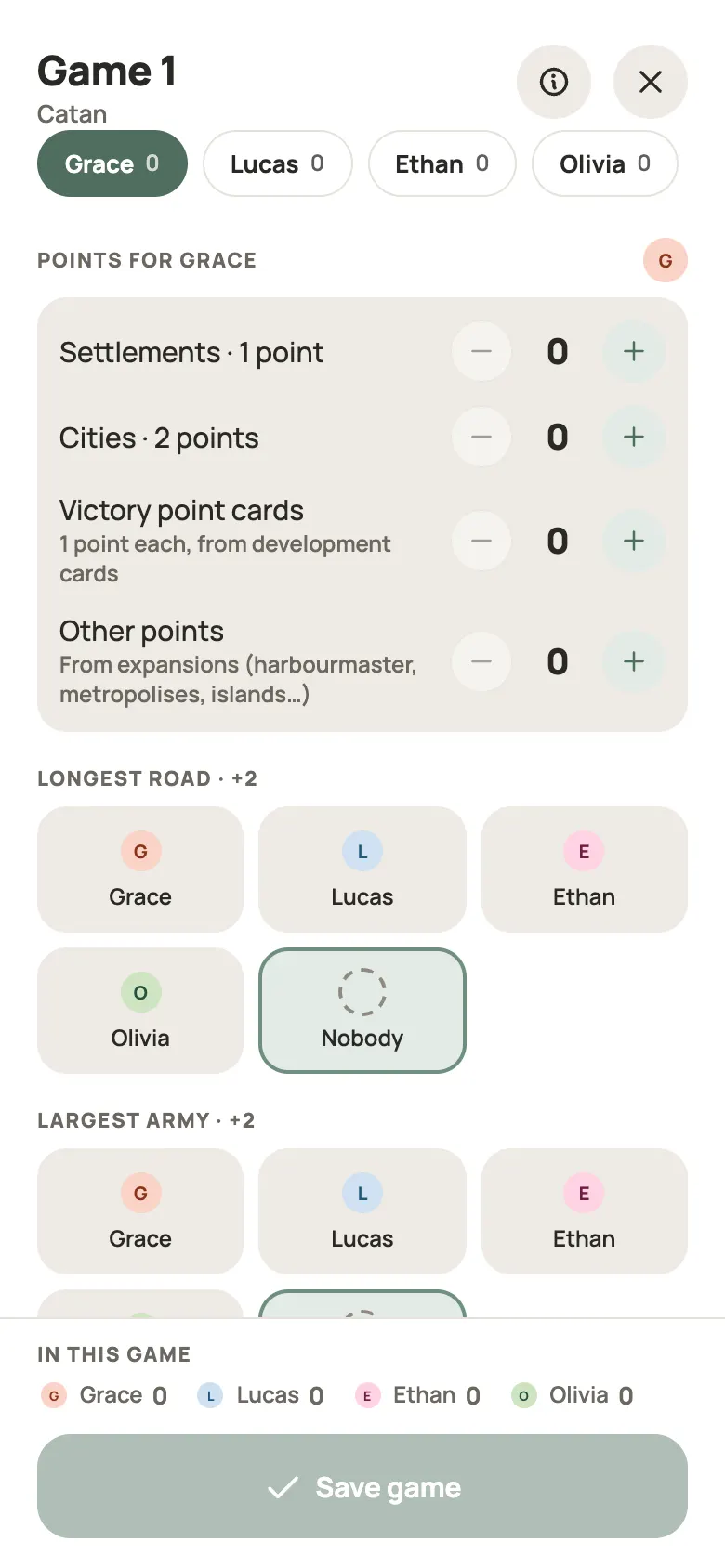 Entering a Catan round in Yazboz Guru