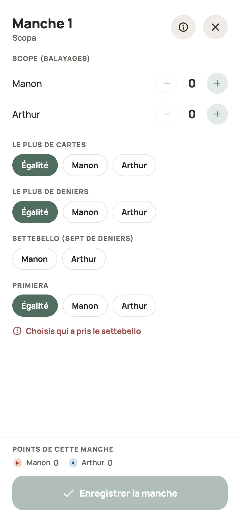Saisie d’une manche de Scopa dans Yazboz Guru