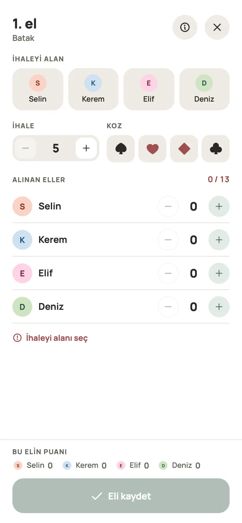 Yazboz Guru’da bir Batak elinin girişi